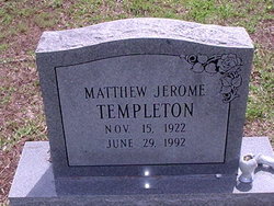 Matthew Jerome Templeton Jr. (1922-1992)