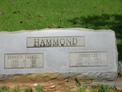 Jennie Lea Ellisor Hammond (1911-1979) - Find A Grave Memorial