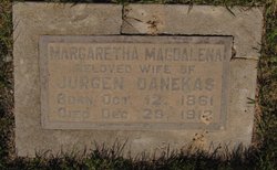  Margaretha Magdalena <I>Vehrs</I> Danekas