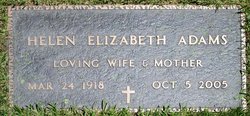  Helen Elizabeth <I>Sears</I> Adams