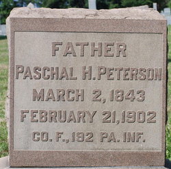  Paschal H. Peterson