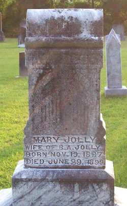  Mary Sarah <I>Moore</I> Jolley