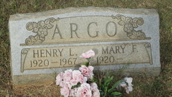  Mary <I>Finley</I> Argo
