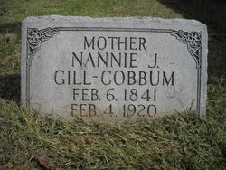  Nannie J. <I>Gill</I> Cobbum