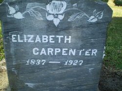 Mrs Elizabeth <I>Crain</I> Carpenter