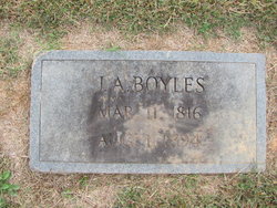 Rev Josiah Adolphus Boyles