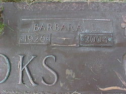  Barbara Lee <I>Riggs</I> Brooks