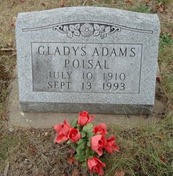  Gladys <I>Adams</I> Poisal