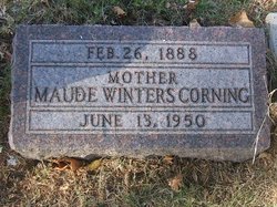 Maude Winters Corning (1888-1950): homenaje de Find a Grave