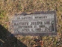  Matthew Joseph Lee