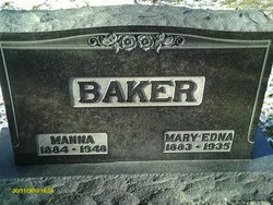  Mary Edna <I>Buffington</I> Baker