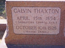  Calvin Robert Thaxton