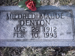  Mildred Maude <I>Stalsworth</I> Denton