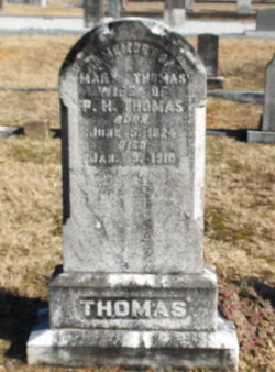  Mary <I>Thompson</I> Thomas