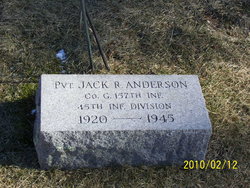 Pvt Jack Richard Anderson (1920-1945) - Find a Grave Memorial