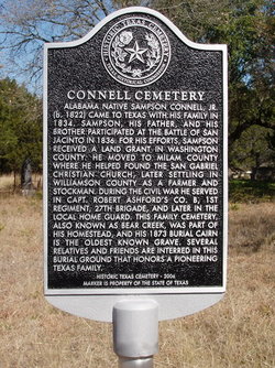 Connell Cemetery at Bear Creek