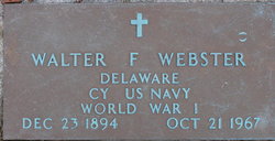  Walter Francis Webster