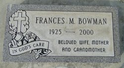  Frances Mae <I>Quarles</I> Bowman