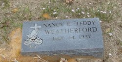  Nancy Elavaughn “Teddy” <I>Miller</I> Weatherford
