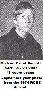  Michael David “Mike” Becraft