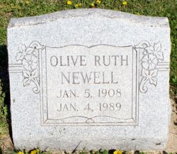  Olive Ruth <I>Orbin</I> Newell