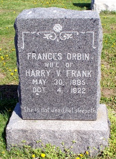  Sarah Frances <I>Orbin</I> Frank