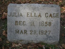  Julia Ella <I>Reed</I> Cage