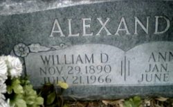  William D Alexander