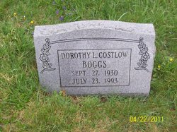  Dorothy Louise <I>Costlow</I> Boggs