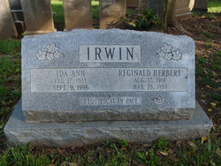  Reginald Herbert Irwin
