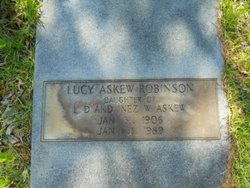  Lucy Carter <I>Askew</I> Robinson