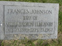  Frances <I>Johnson</I> Elmendorf