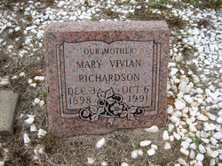  Mary Vivian <I>Phillips</I> Richardson