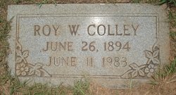  Roy Wawford Colley