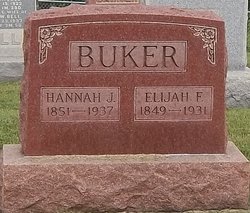  Hannah Jane <I>Gaumer</I> Buker