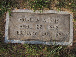  Monie Alfred Adams