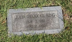  Julia <I>Alcocke</I> King