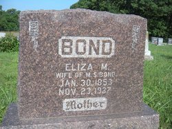  Eliza Martha <I>Simpson</I> Bond