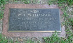 SSGT W T Williamson