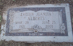 Evelyn Juanita Alberts