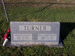 Walter Vernon Turner