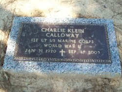 Charlie Klein Calloway (1920-2003)