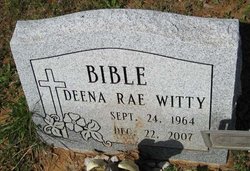 Deena Rae Witty Bible (1964-2007)