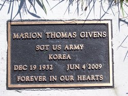  Marion Thomas “Tom” Givens