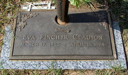  Eva <I>Fincher</I> Clauson