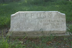  Martha Jane <I>Wiggins</I> Cross