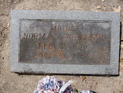 Norma V Zoeller Wellborn (1904-1954) - Find A Grave Memorial