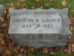  Matilda R. <I>Grenz</I> Maurer