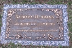  Barbara H Adams