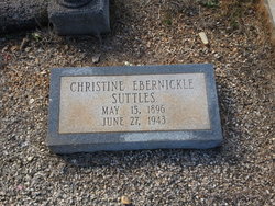 Christine Ebernickle Suttles (1896-1943)